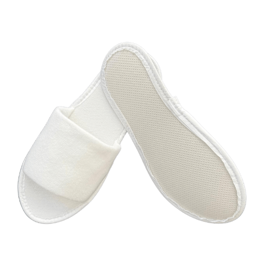 h012 Havlu Terlik Arka H013K - Açık Tip Kaymaz Taban Havlu Terlik